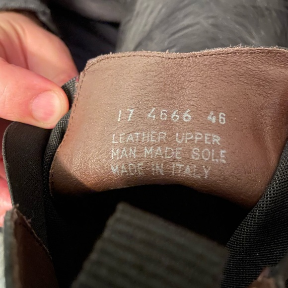 Boemos leather Chelsea boots size EURO 46 US 13 - Picture 4 of 7